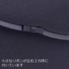 Aurora Black Formal Bag, Made In Japan, Twin Ribbon Design, Water-Repellent, Large, Black, Suitable for Funerals, Wakes, and Entrance Ceremonies (A)