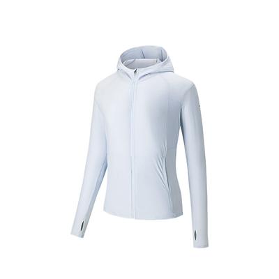 Training Series Simple Solid Color Hooded Zipper Long Sleeve Lightweight Breathable Quick-Dry UV Protection Sun Protection Jacket 162527707-4