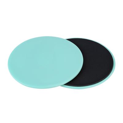 2PCS Exercise Sliding Gliding Disc Fitness Core Slider Sport Full Body Workout (light Green)