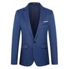 Men's Suit Korean Version of Youth Slim Fit Solid Color Single-row One-button Small Blazer