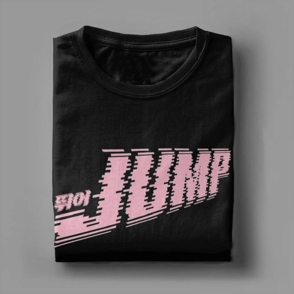 2025 Summer Men's and Women's Graphic Printed Blackes Pinkes Jump Kpop Tee Printed T Shirt Cotton T-shirts Unisex Clothing