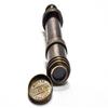 Vintage Brass Spyglass Telescope – 40 Cm Engraved Steampunk Pirate Design, Antique Brass Finish