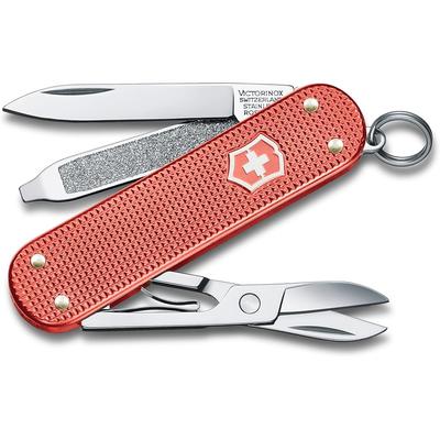 Victorinox Classic SD Alox Limited Edition 2025 Stone Red Swiss Army Knife Multi-Tool with Scissors and Screwdriver