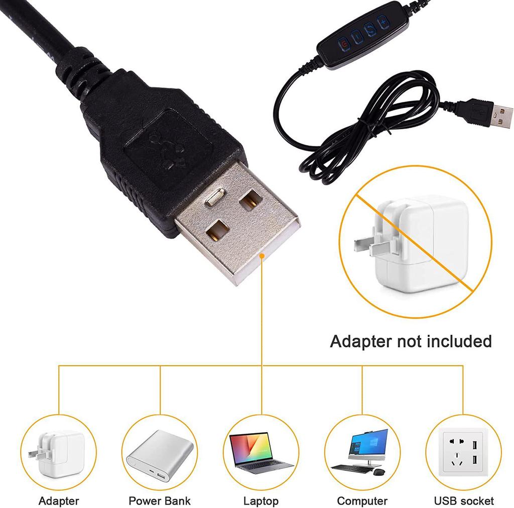 Creative USB Clip-On Table Lamp with Flexible Hose and 3-Color Dimming for Eye Protection and Reading
