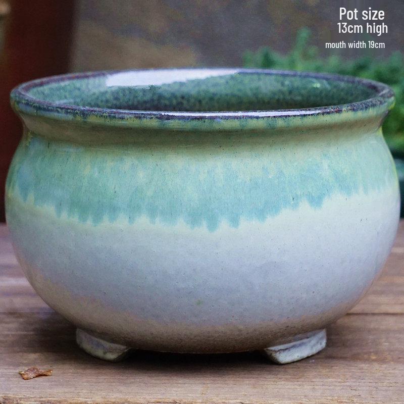 Sonderangebot: Retro Terrakotta Hoher Blumentopf für Sukkulenten oder Rettich