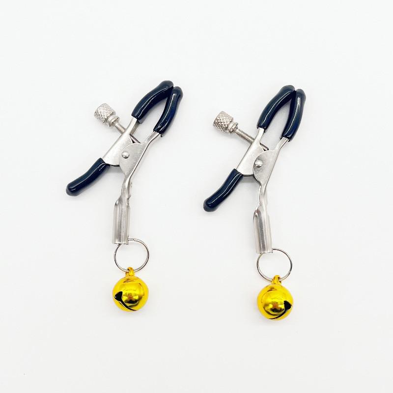 Damen Brustwarzen- und Schamlippenklemmen - SM-Glocken Erwachsenenspielzeug für Paare