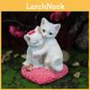 Figurine Chat en Résine pour la Saint-Valentin Cadeau pour la Saint-Valentin et les Anniversaires