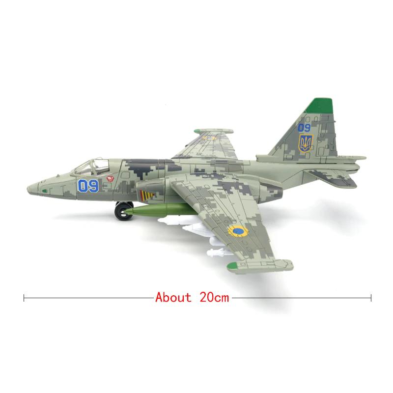 1/72 Model Aircraft Kit Military Model Russian Air Force Su-25 Frogfoot ABS Plastic Model Airplane Building Blocks