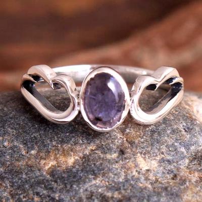 Handmade Jewelry, 925 Sterling Silver, Women Jewelry, Gifts For Her,Iolite Ring, Gemstone Jewelry