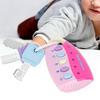 Simulated Car Key Lock Toy Remote Controller with Light Music Children Early Educational ToysPink