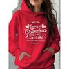 2025 Stylish European Long-Sleeve Letter Print Hoodie for Women - Casual Autumn/Winter Sweatshirt