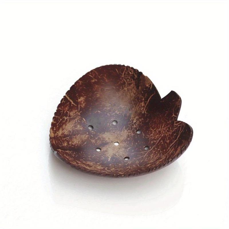 

1Pc Country Style Coconut Shell Bowl with Hole Storage Bowl Candy Dessert Bowl Coconut Tray Creative Ornaments