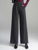 Winter 2025 Mom's Thickened Wide-Leg Pants for Middle-Aged & Elderly Women - Stylish, Warm, Casual Long Pants