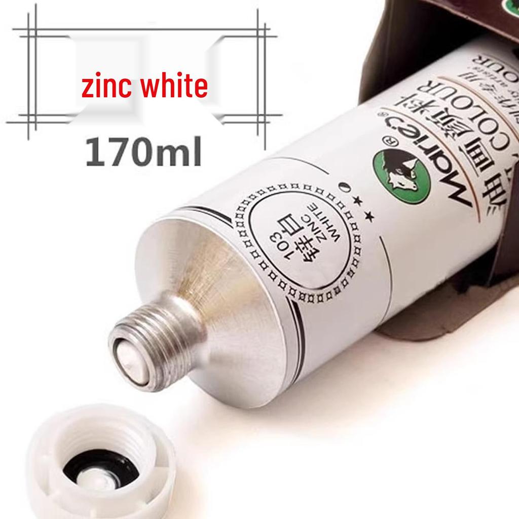 Zinc Titanium White Oil Paint 106 for Artistic Canvas Painting