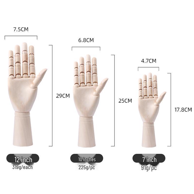 Handcrafted Wooden Puppet Art Sketch Tools & Model Furniture Ornaments Painting Supplies