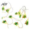 Creative Layout Holiday Props LED Christmas String Lights, Santa Claus/Snowman/Tree/Candy Cane Light, Decorative Cartoon Winter Seasonal Room