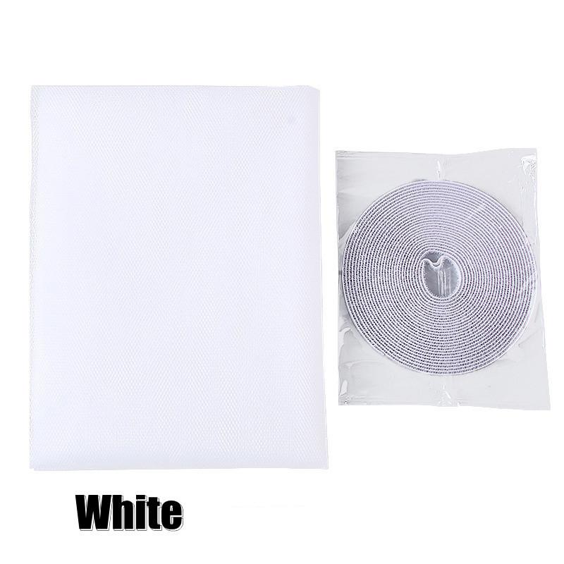 

New Indoor Insect Fly Mosquito Window Screen Curtain Mosquito Netting Door Anti Mosquito Net For Kitchen Window Home Protector KTY 2M белый