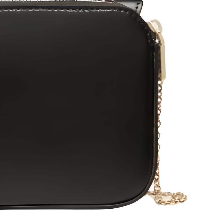 Bally Ollam Klappenverschluss Leder Umhängetasche Klein Damen Taschen Schwarz 6310854