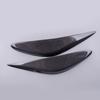 1 Pair Car Front Headlight Eyebrow Eyelid Cover Trim Decor Accessory Sticker Fit for Nissan Altima 2013 2014 2015 Carbon Fiber