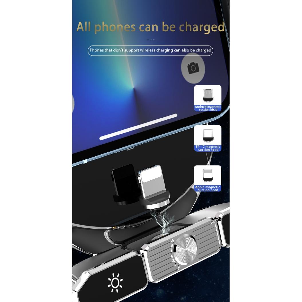 Быстрое автомобильное беспроводное зарядное устройство 300 Вт для Samsung Galaxy Note 20 — фото 19