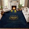 Fenerbahce Carpet Door Mat for Living Room or Bedroom Protective Mat Under Chair Office Decoration Christmas Gift Birthday Present