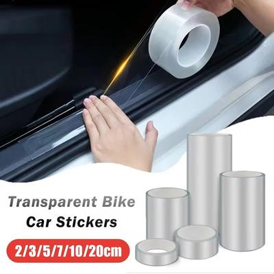 1Roll Bike Frame Protector Bicycle Protection Stickers 2/3/5/7/10cm Width Car Door Tape