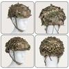 Copertura per Casco 3D Leggera Tagliata al Laser Copertura Mimetica per la Maggior Parte dei Caschi Tattico Caccia Wargame