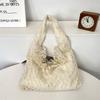 Lace Daisy Canvas Bag Tote Bags for Women Trendy Shoulder Bag Shopping Bags Mother Kids Bag Class Bags for Girl Bolsos De Mujer