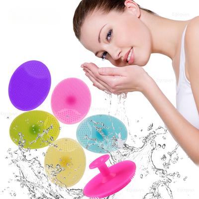 1ks silikonový čistící kartáček gel mycí polštářek exfoliační odstraňovač černých teček na obličej Hloubkově čistící kartáčky na obličej Dětská masážní masáž