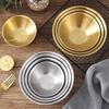 ZISIZ Korean Style Gold V-Shape Salad Bowl