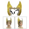 Valkyrja Warriour Headband Valkyrja Hair Accessories Medieval Vikinges Costume for Mardi Gras Halloween Cosplay Party