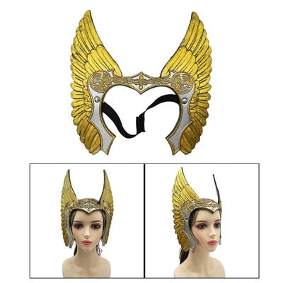 Valkyrja Warriour Headband Valkyrja Hair Accessories Medieval Vikinges Costume for Mardi Gras Halloween Cosplay Party