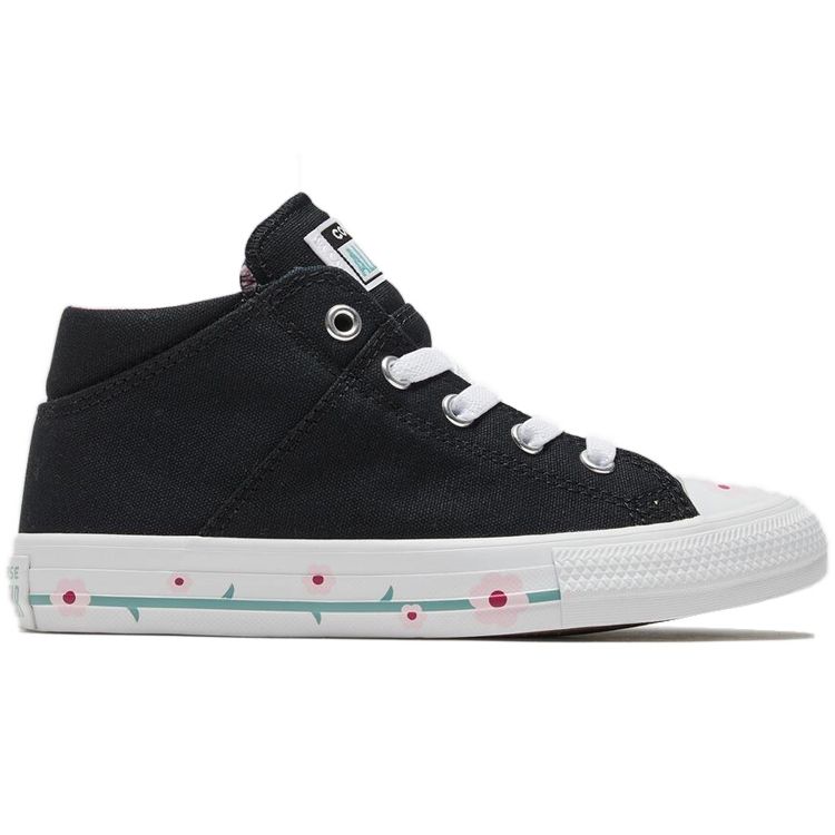 Converse Chuck Taylor All Star Madison Comfortable Mid-Top Kids Canvas Shoes Kids Sneakers Black 666917C