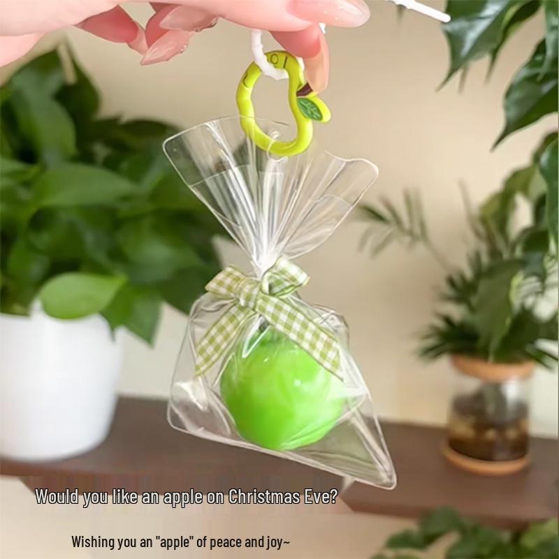 Jellyfish Star Lucky Leaf Wind Chime Keychain & Phone Lanyard Pendant