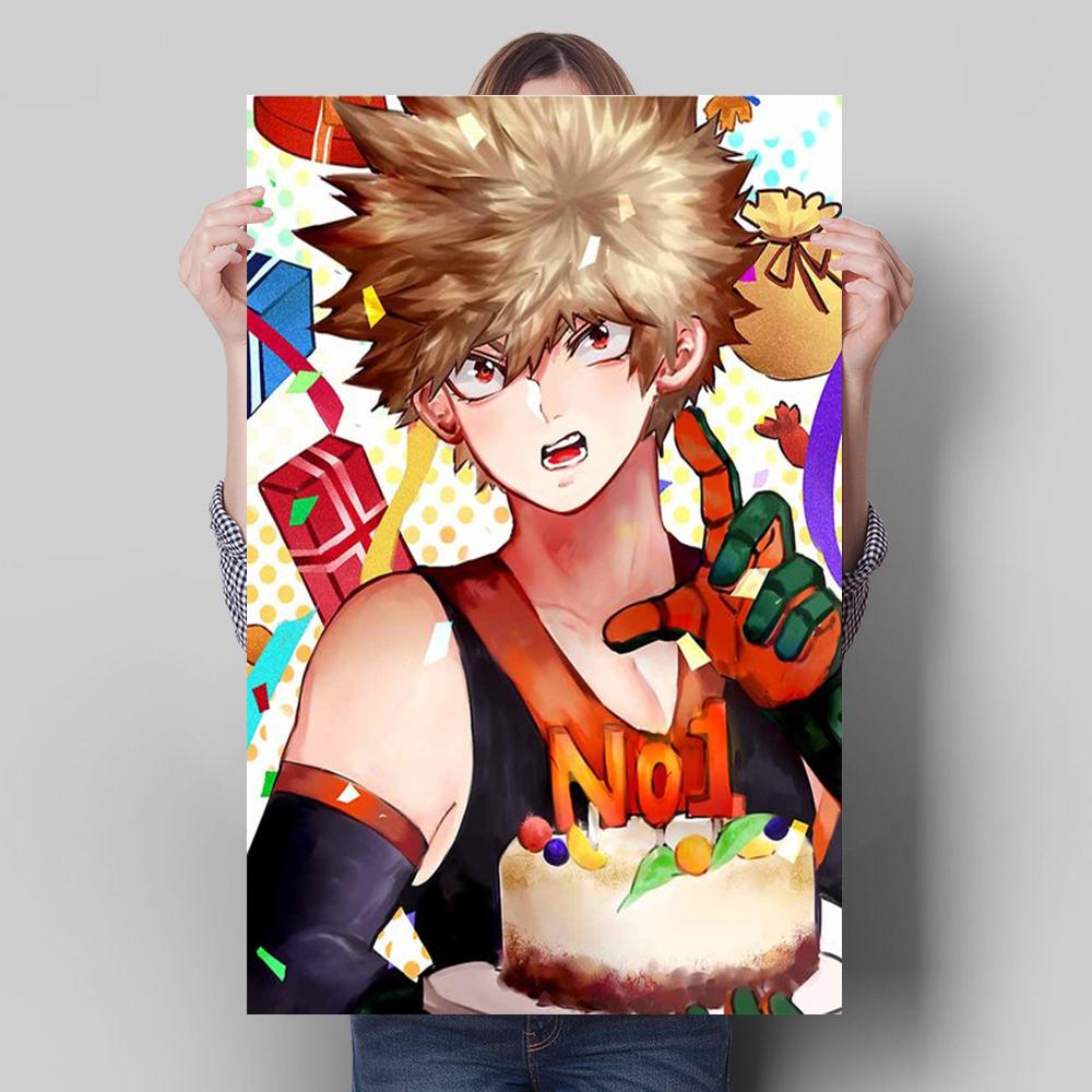 My Hero Academia Decoration Mural Japanese Anime Poster Canvas Painting and Living Room Wall Art Prints for Modern Home Decor No Frame