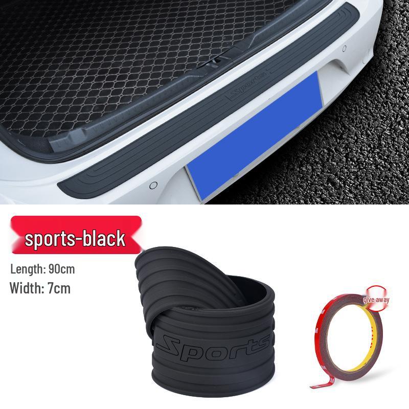 Rear Trunk Anti-Collision Rubber Protector Strip