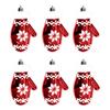 6PCS Spirals Christmas Tree Baubles Colorful Spirals Candy Cane Christmas Tree Hangings For Festival