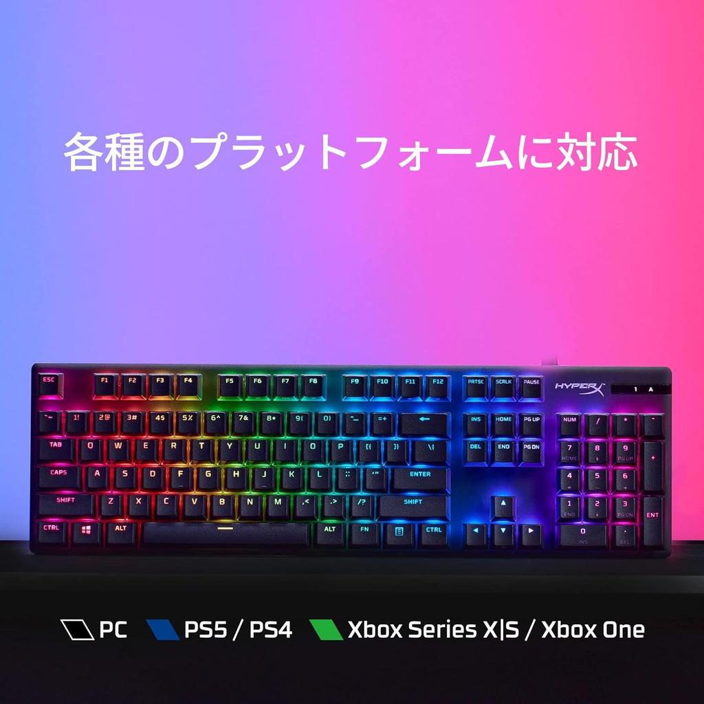 [English Layout] HyperX Alloy Origins RGB Mechanical Gaming Keyboard with Blue Switches for Gamers (Product Code: 639N4AA#ABA)
