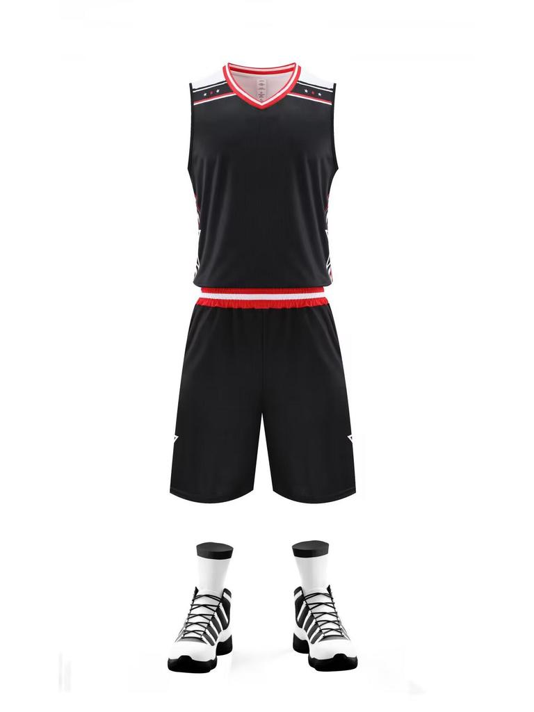 Cross-Border Basketball Training Uniform Set: New Style for Kids & Adults