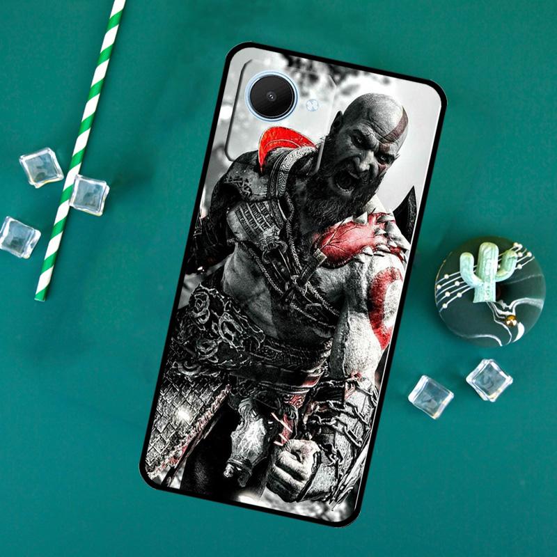 God Of War For Realme C71 C75 C55 C53 C67 C61 C33 C63 C51 10 11 12 13 14 Pro Plus C65 GT7 15 Pro Case