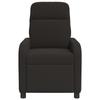 Recliner Chair Black Boucle