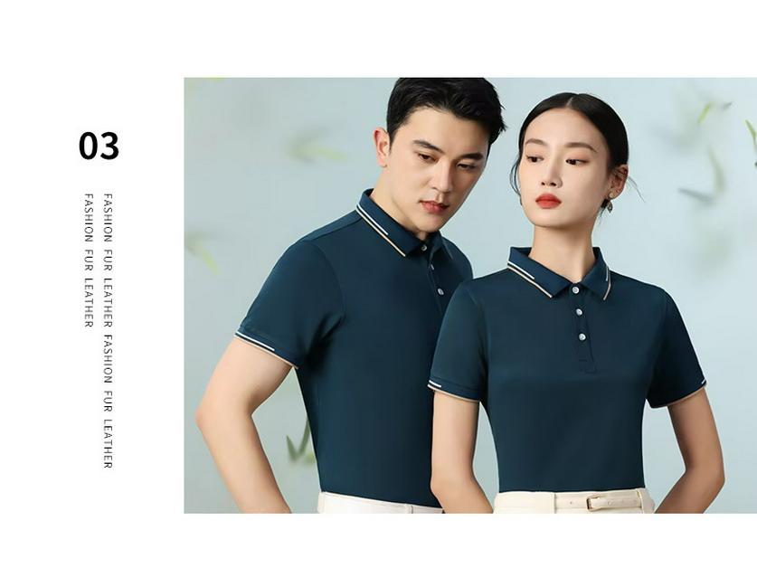 Custom Men's Breathable Short Sleeve Polo Shirt with Logo Printing