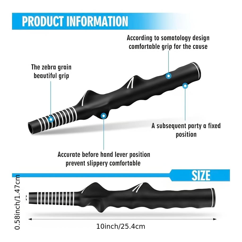 A Right-Hand Golf Club Grip Trainer That Assists Children and Beginners in Learning The Correct Grip Position