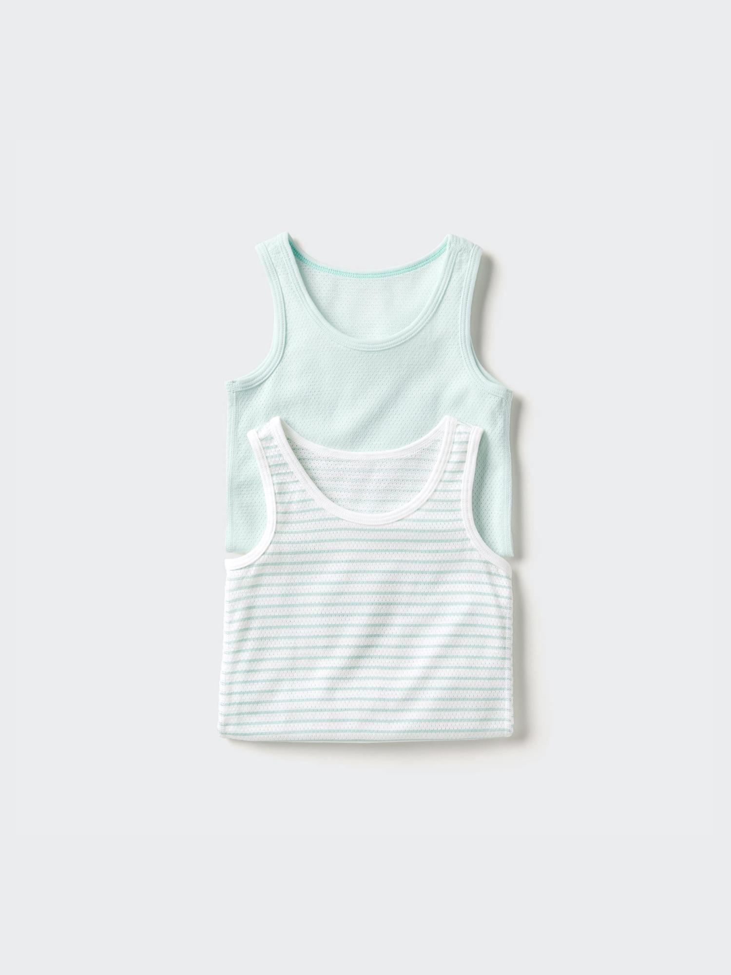 

Uniqlo Japan Cotton Mesh Tank Top 2 Pack 52 GREEN/80