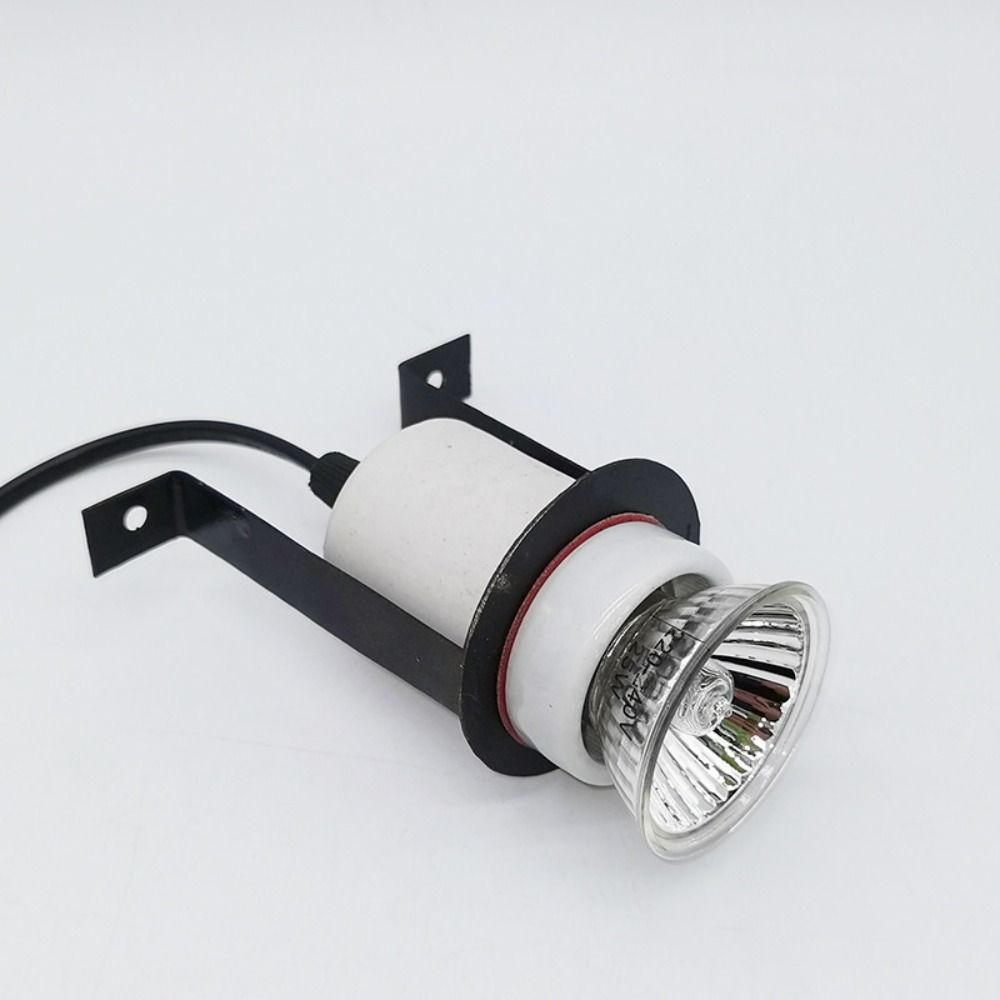 Lightweight Reptile Ceramic Light Holder Reptile Lamp Holder Stand  Tortoises Lizard Lighting