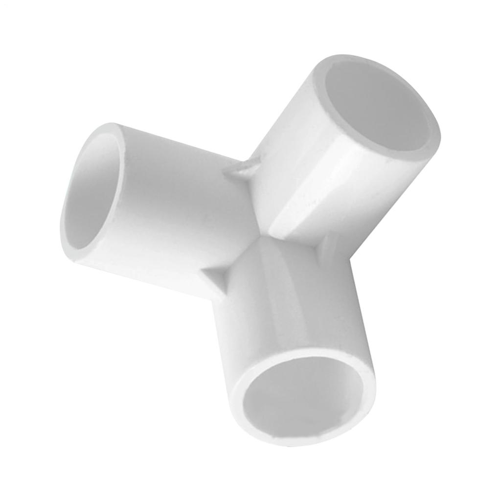 PVC Tee, Tee PVC Fittings | 3D Pipe Connections 3D 3-Way Square 5-Way White