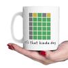 Ceramic Mugs For Wordle Lovers Chic-Style Handheld Coffee Water Cup For Home Kitchen Office