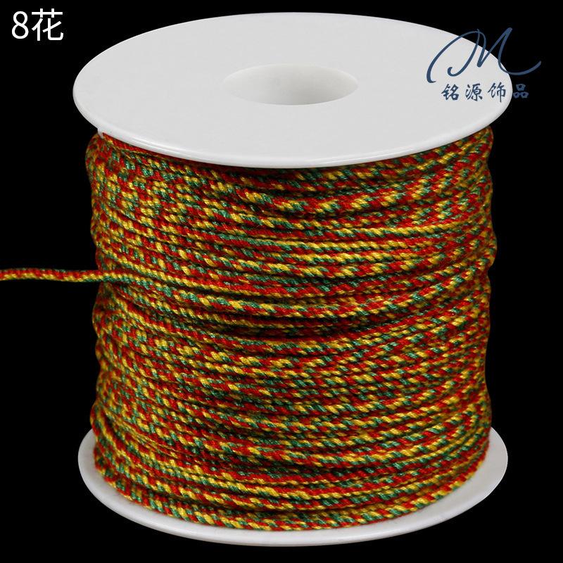 Large Roll Hand Rubbing Cotton Thread Rope Work In Progress Tibetan Play Rope Braided Rope Hemp Thread Pendant Rope Bracelet Rope Fringed Accessories