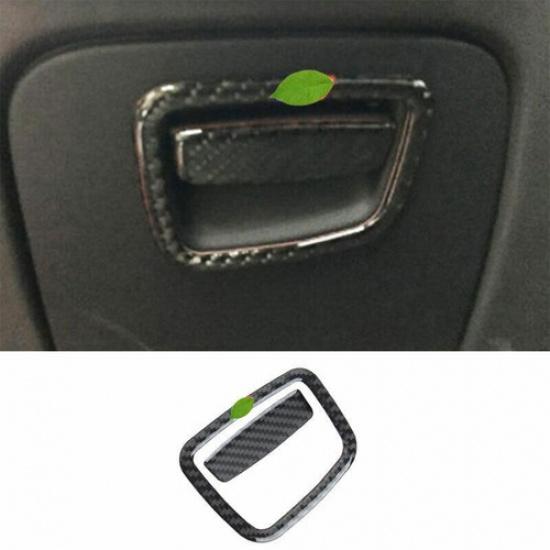 Real Carbon Fiber Middle Console Storage Box Trim For BMW 5 Series 2018- 2X