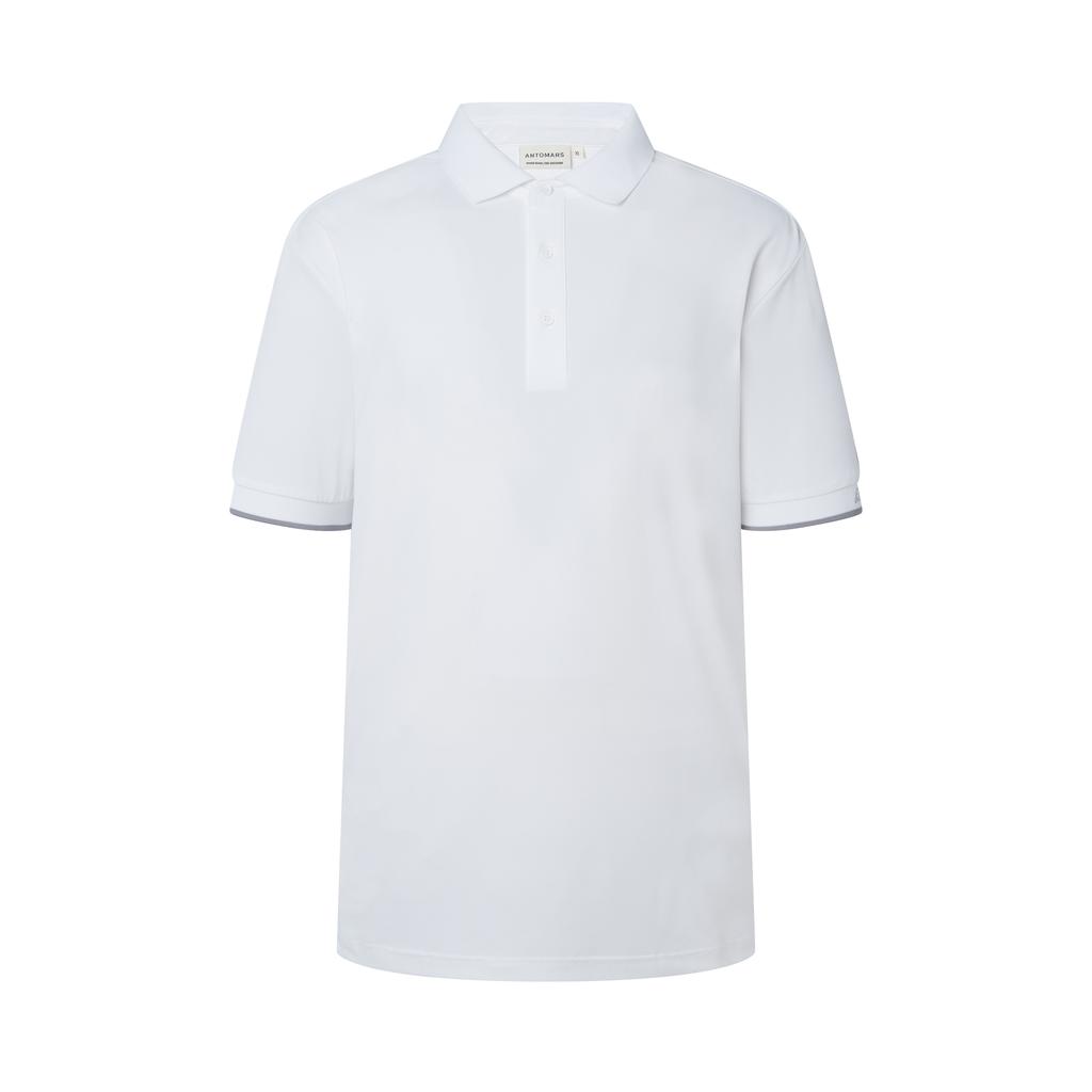 Antomas Atms Tech Pique Polo Men'S - White